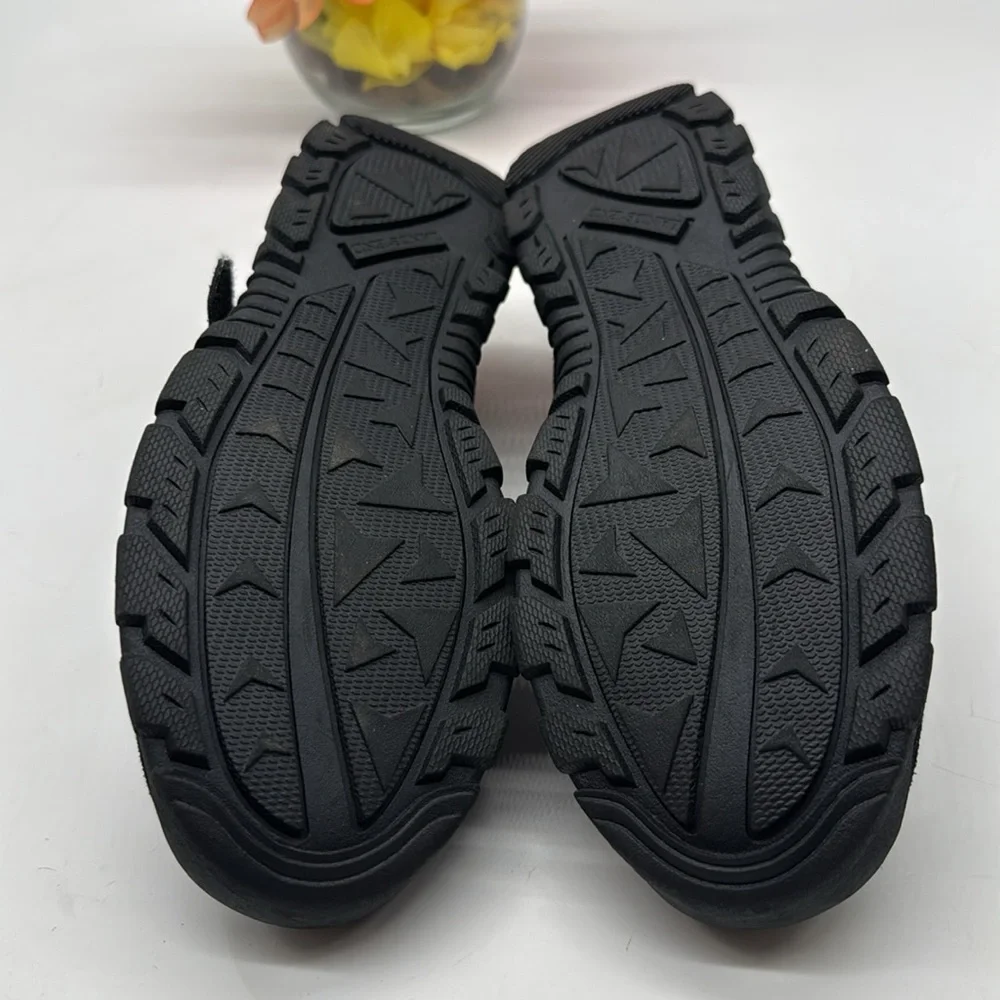 Lands' End Black Kids Dress Shoes with Strap Size 5 KS8074